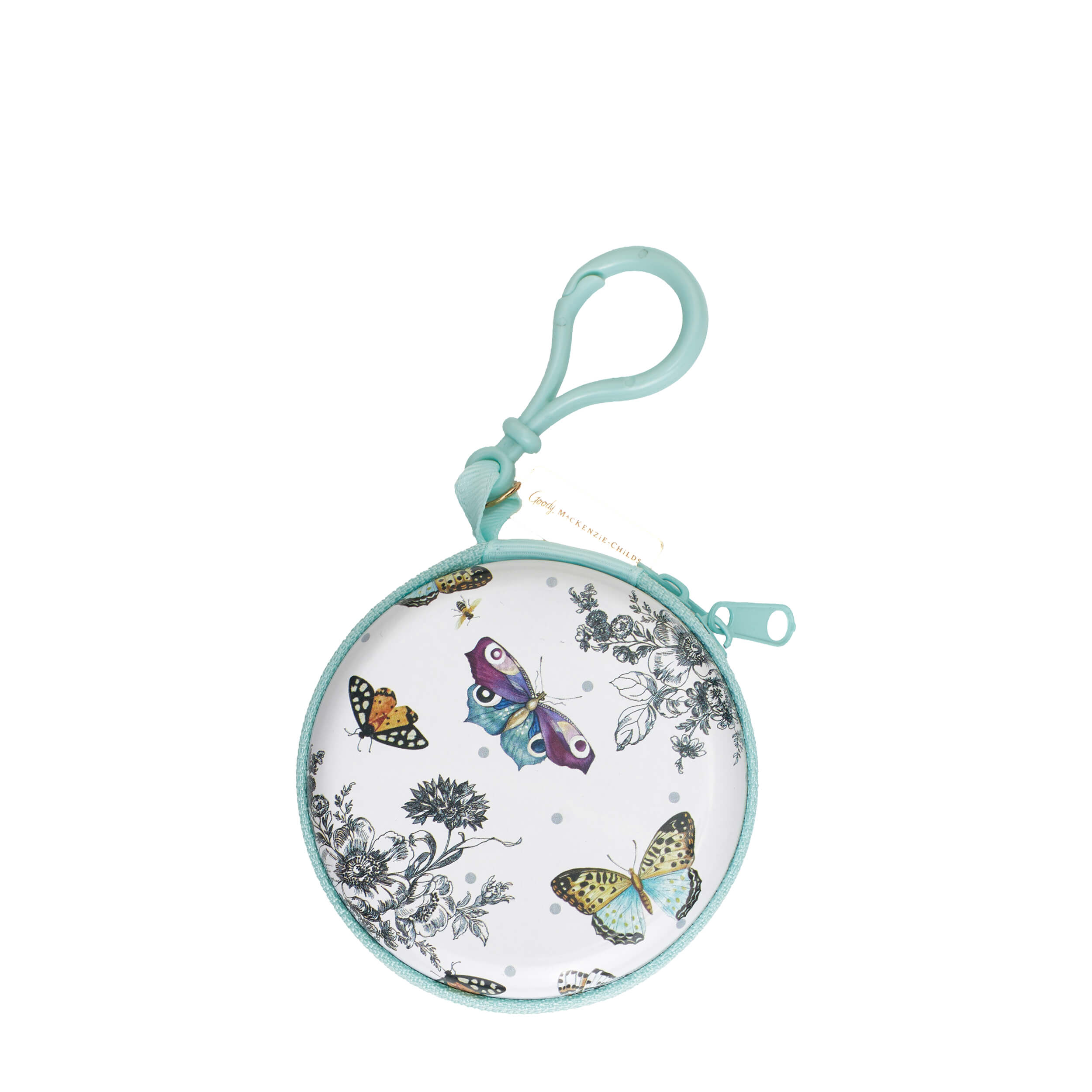 MacKenzie-Childs x Goody Elastics Pouch - Butterfly Toile. 15ct