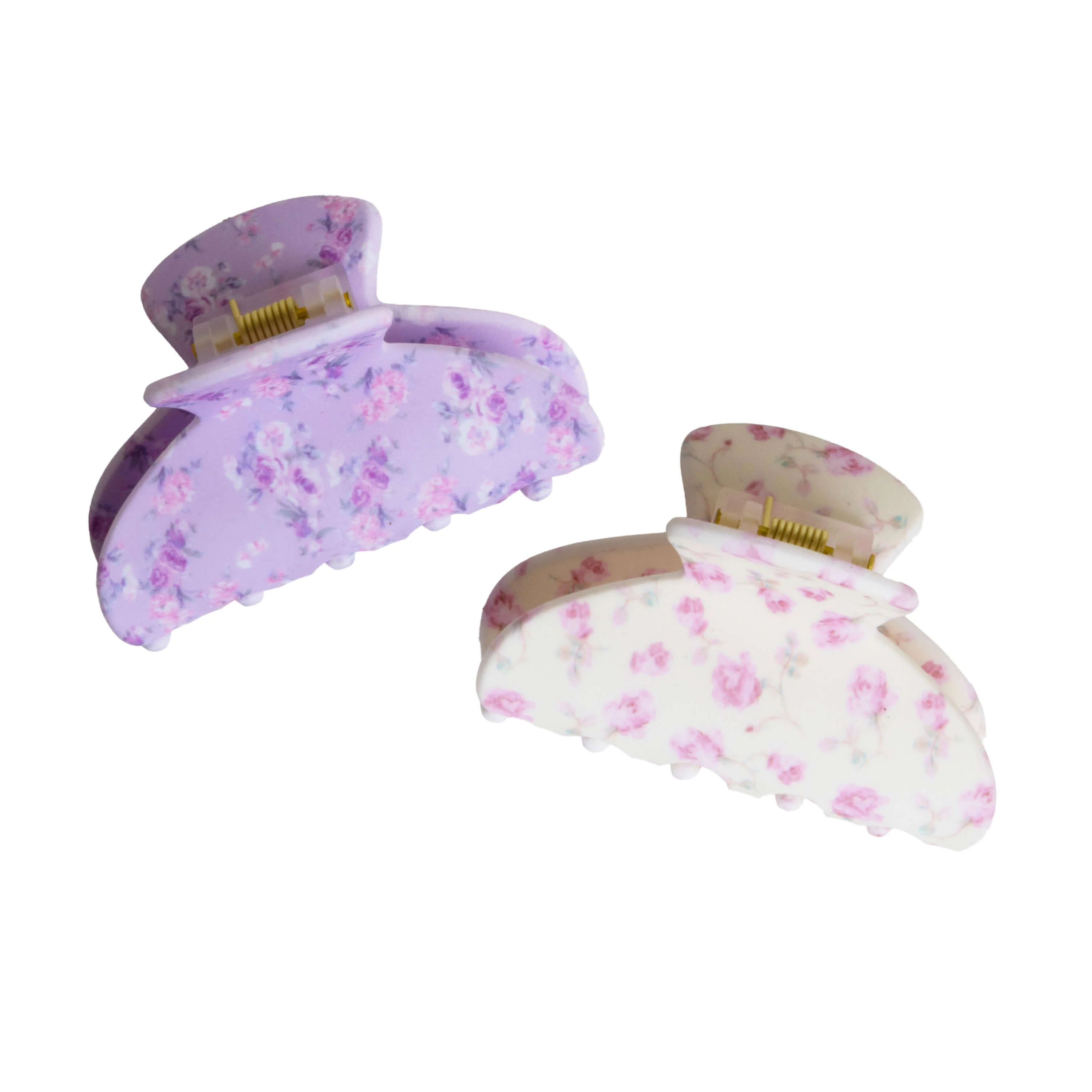 Goody x LoveShackFancy Small Claw Clips - Happy Thoughts and Ribbon Rosa - 2ct
