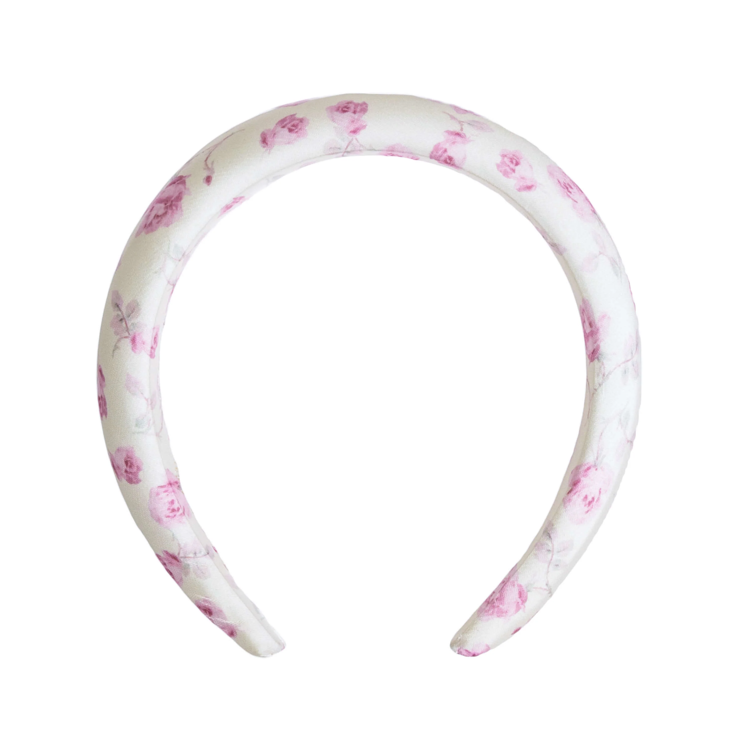 Goody x LoveShackFancy Padded Satin Headband - Ribbon Rosa - 1ct