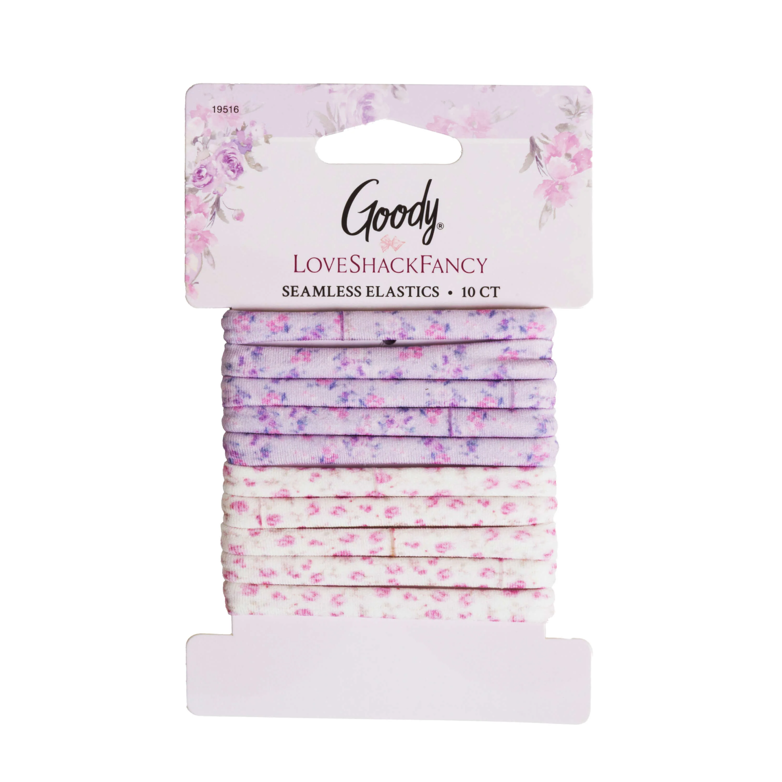 Goody x LoveShackFancy Seamless Elastics - Happy Thoughts & Ribbon Rosa - 10ct