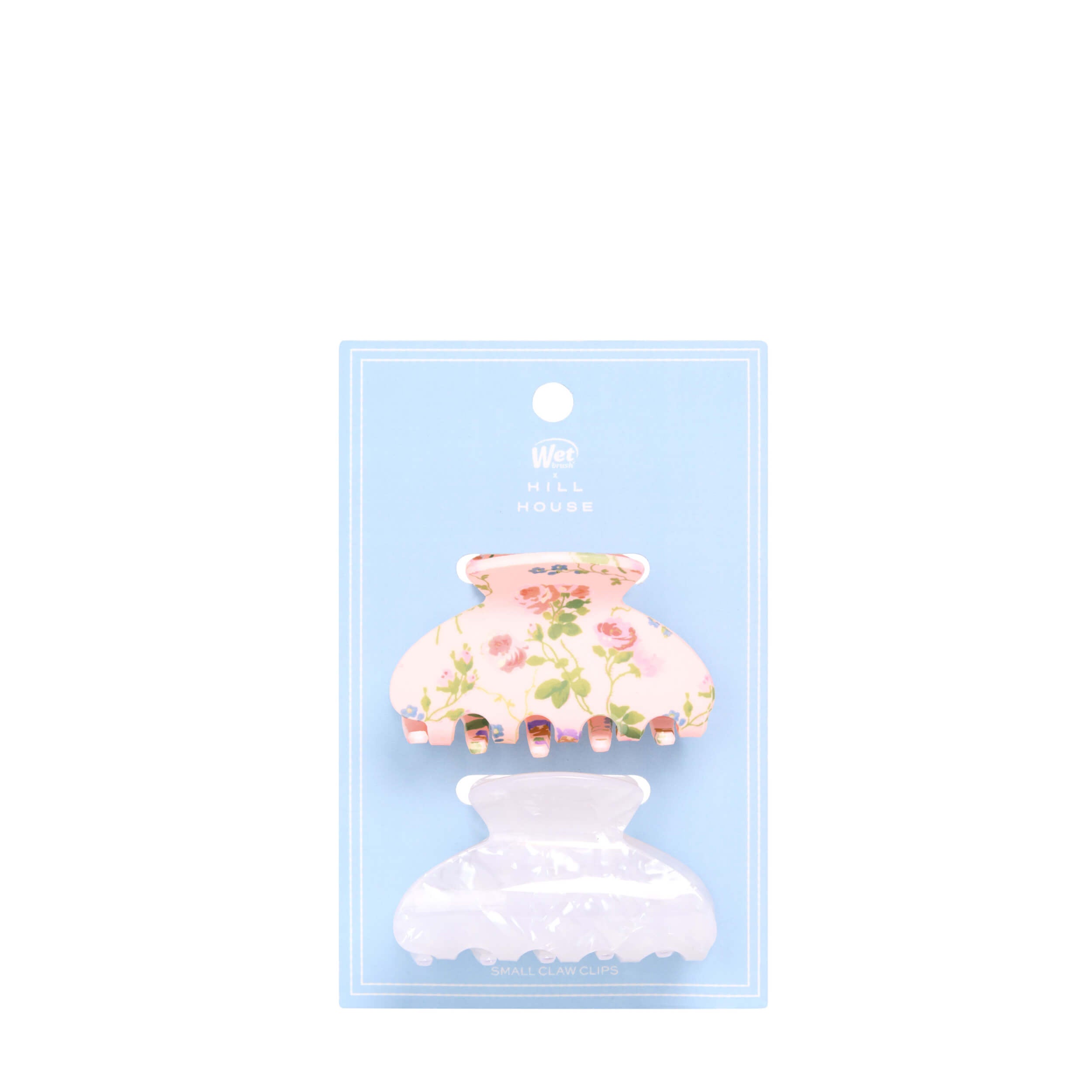 Wet Brush × Hill House Small Claw Clips. 2ct - Pink Bluebonnet Floral/Shell - Image 7