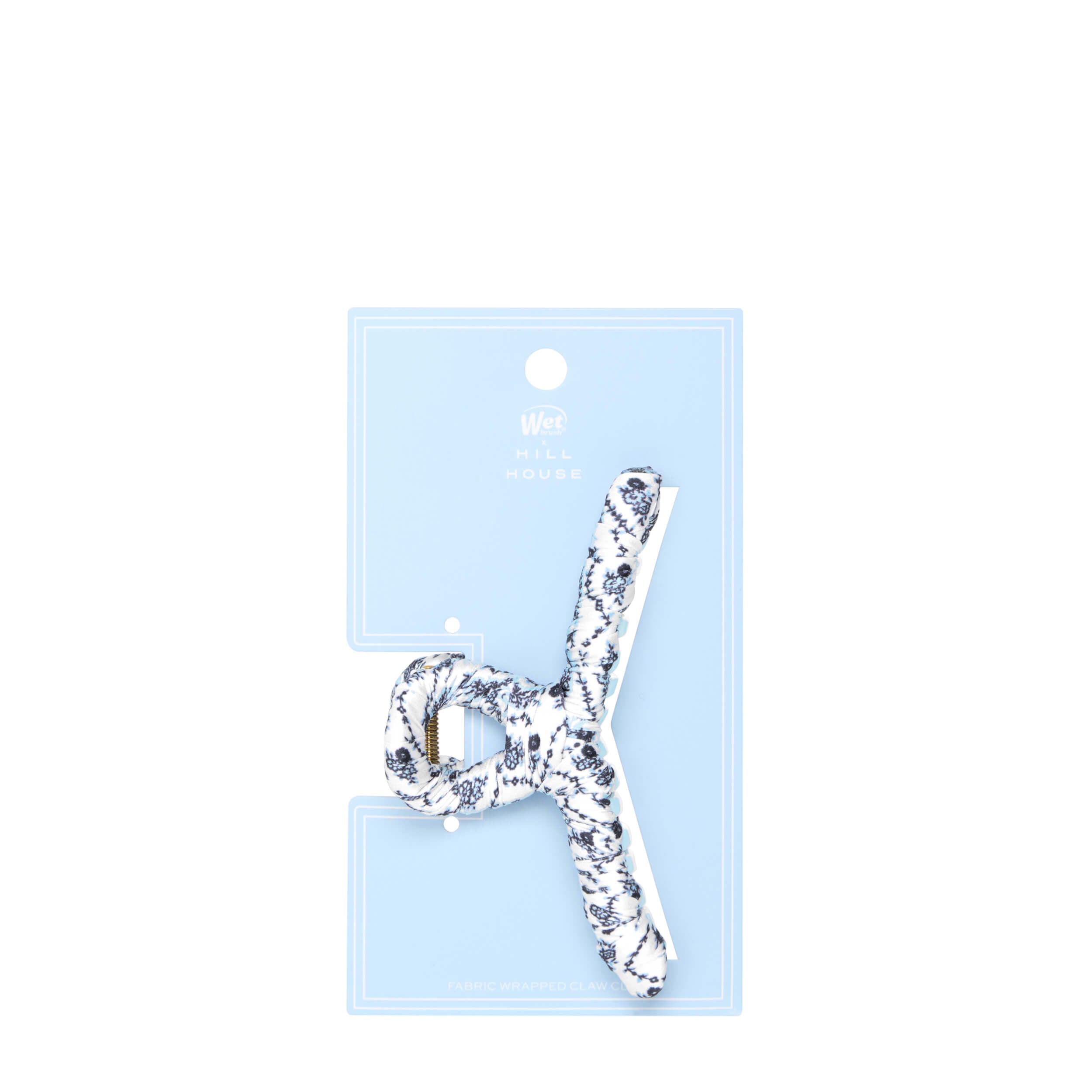 Wet Brush × Hill House Fabric Wrapped Claw Clip - Vine Stripe - Image 6