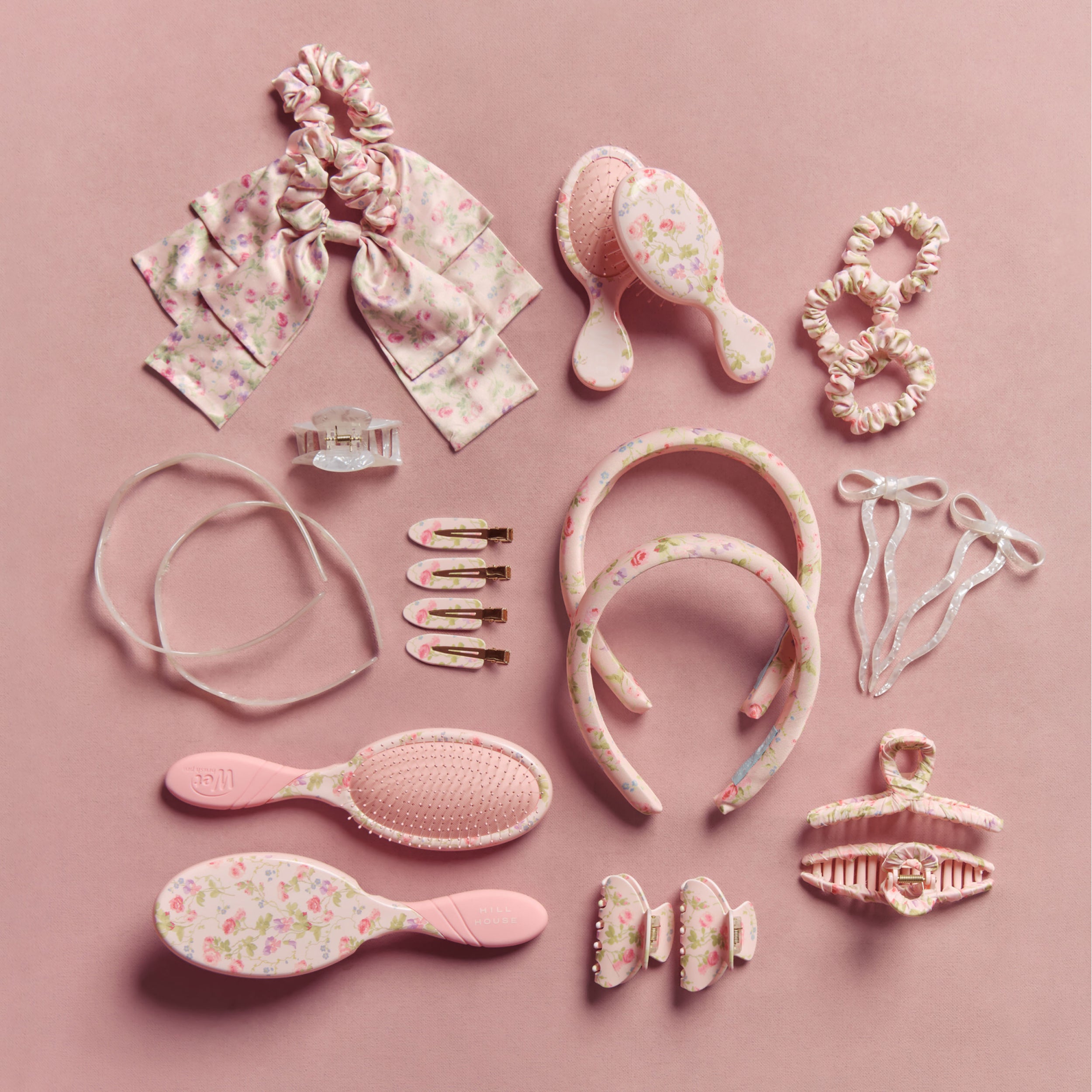 Wet Brush × Hill House Printed Floral Creaseless Clips. 4ct - Image 6