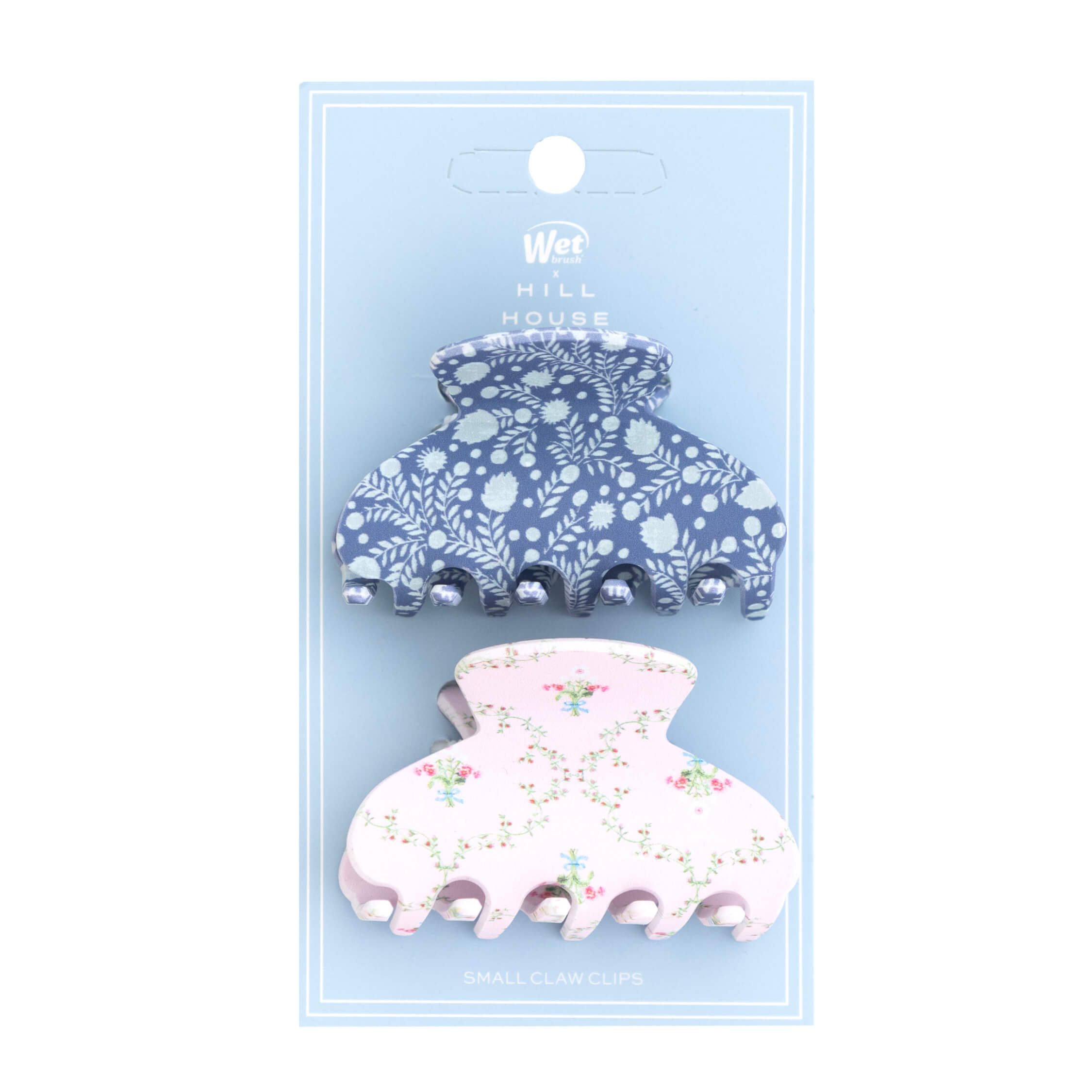 Wet Brush x Hill House Small Claw Clips - Matte Ditsy Thistle & Pink Trellis - 2ct - Image 3