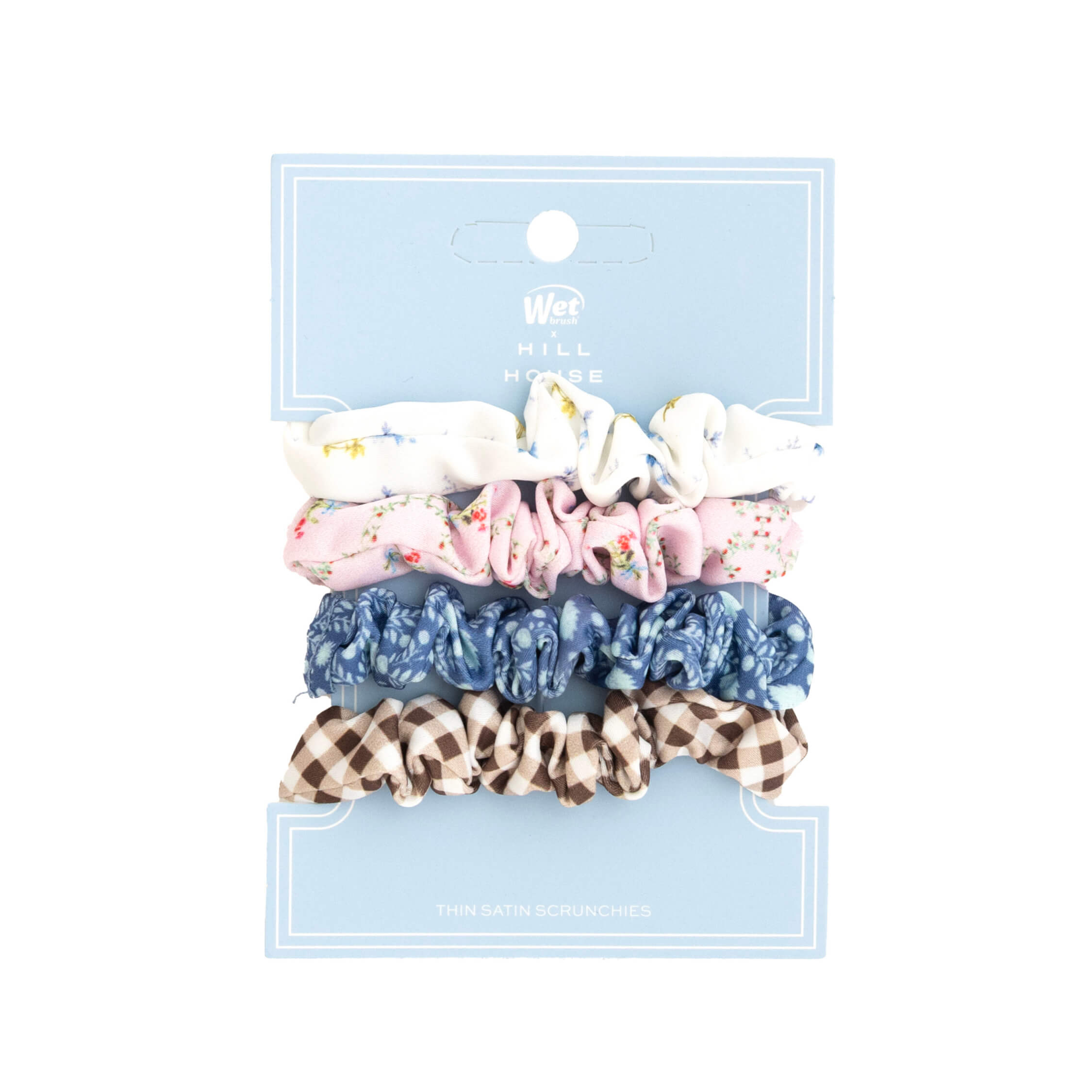 Wet Brush x Hill House Skinny Satin Scrunchies - 4ct - Image 5