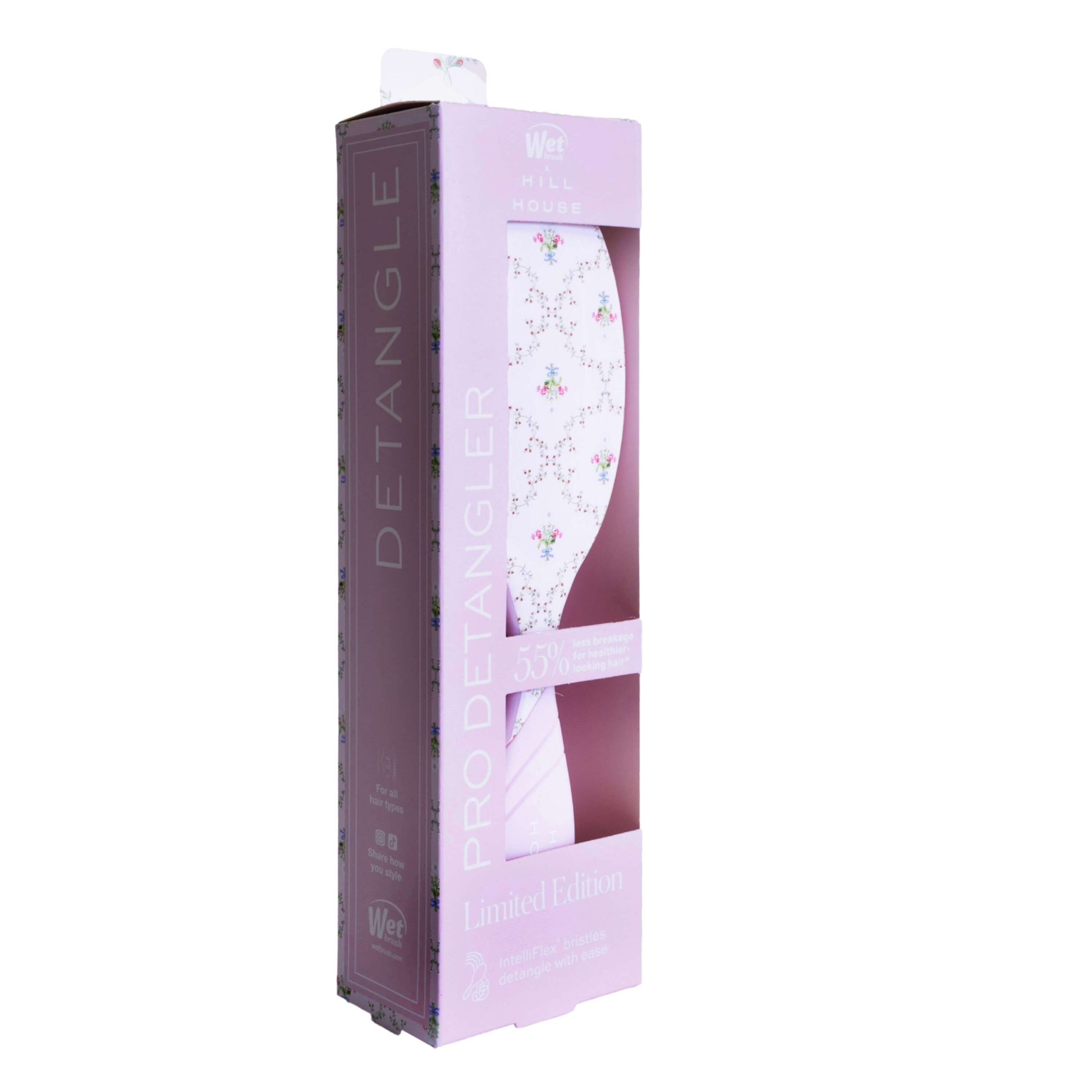 Wet Brush x Hill House Pro Original Detangler - Pink Trellis - Image 10
