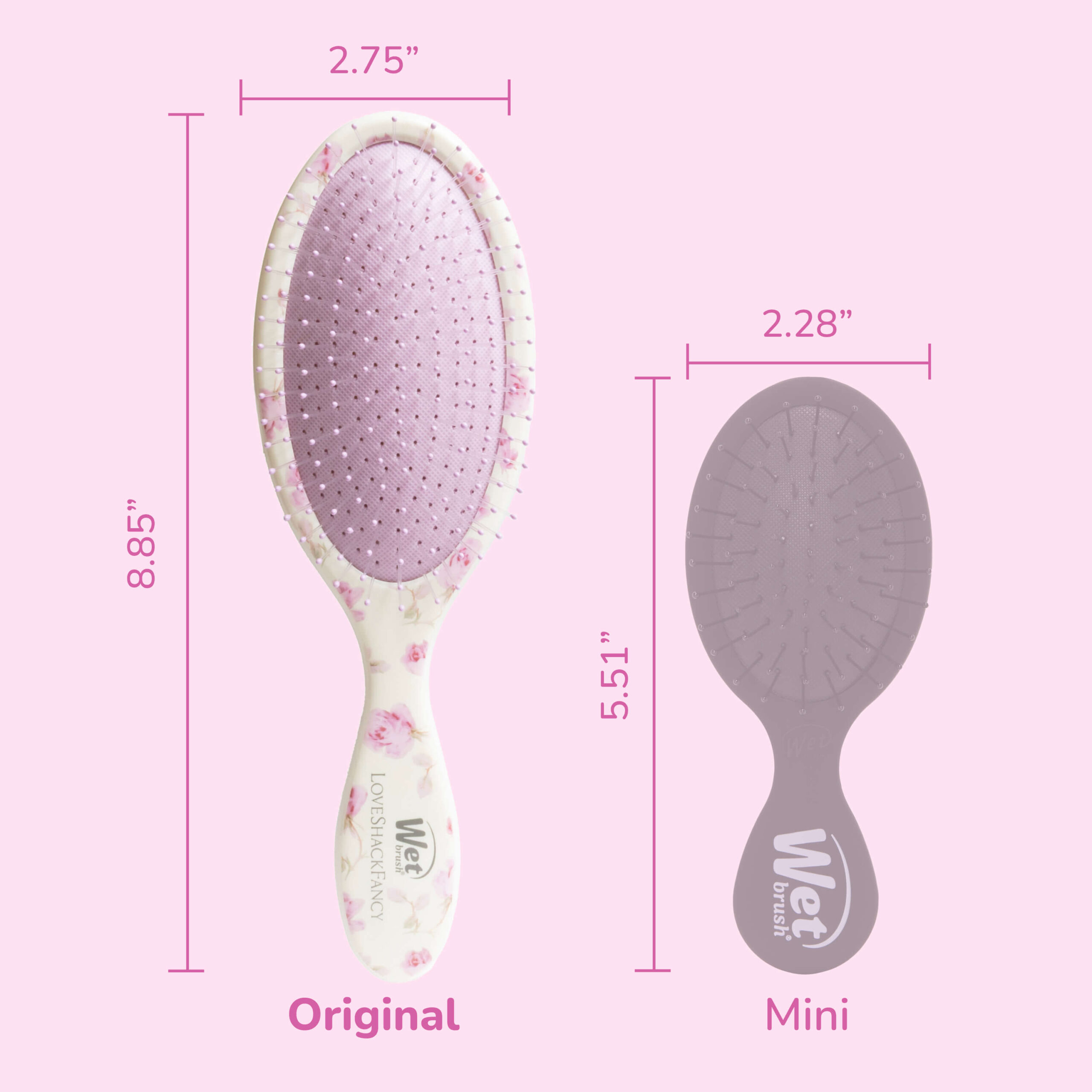 Wet Brush x LoveShackFancy Original Detangler - Ribbon Rosa - Image 6