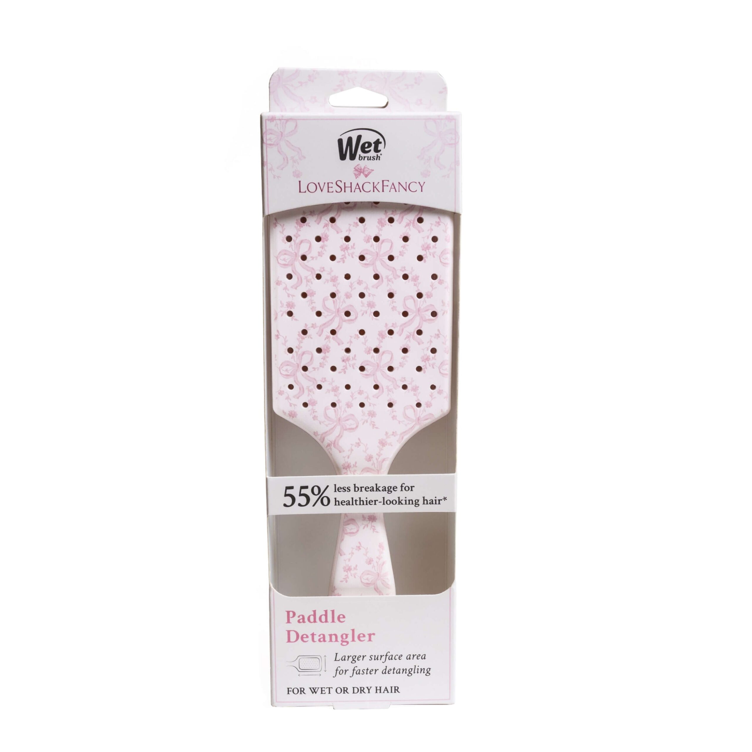 Wet Brush x LoveShackFancy Paddle Detangler - Coquette Bow - Image 6