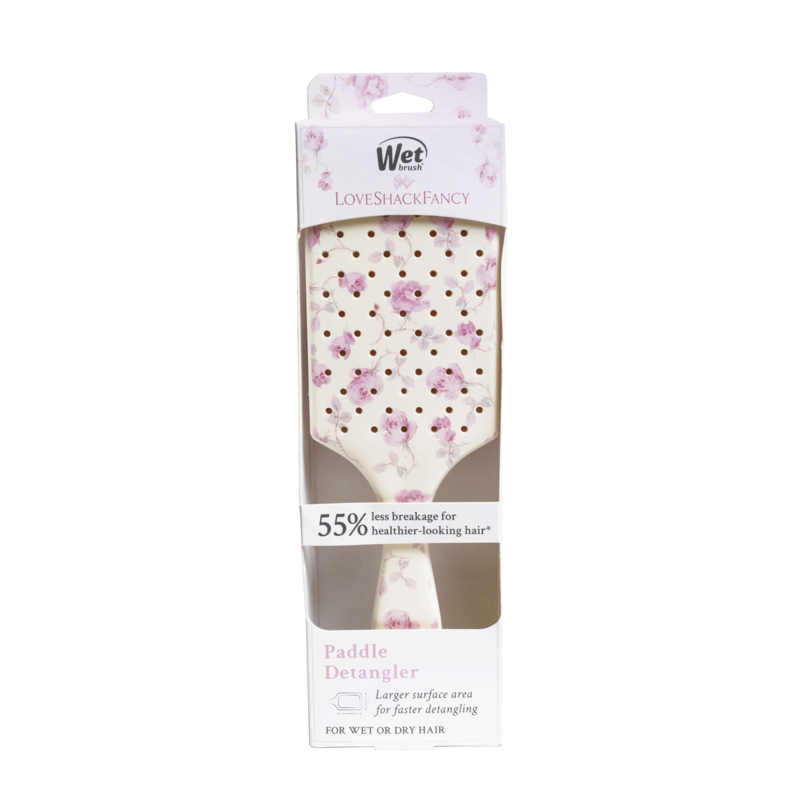 Wet Brush x LoveShackFancy Paddle Detangler - Ribbon Rosa - Image 6