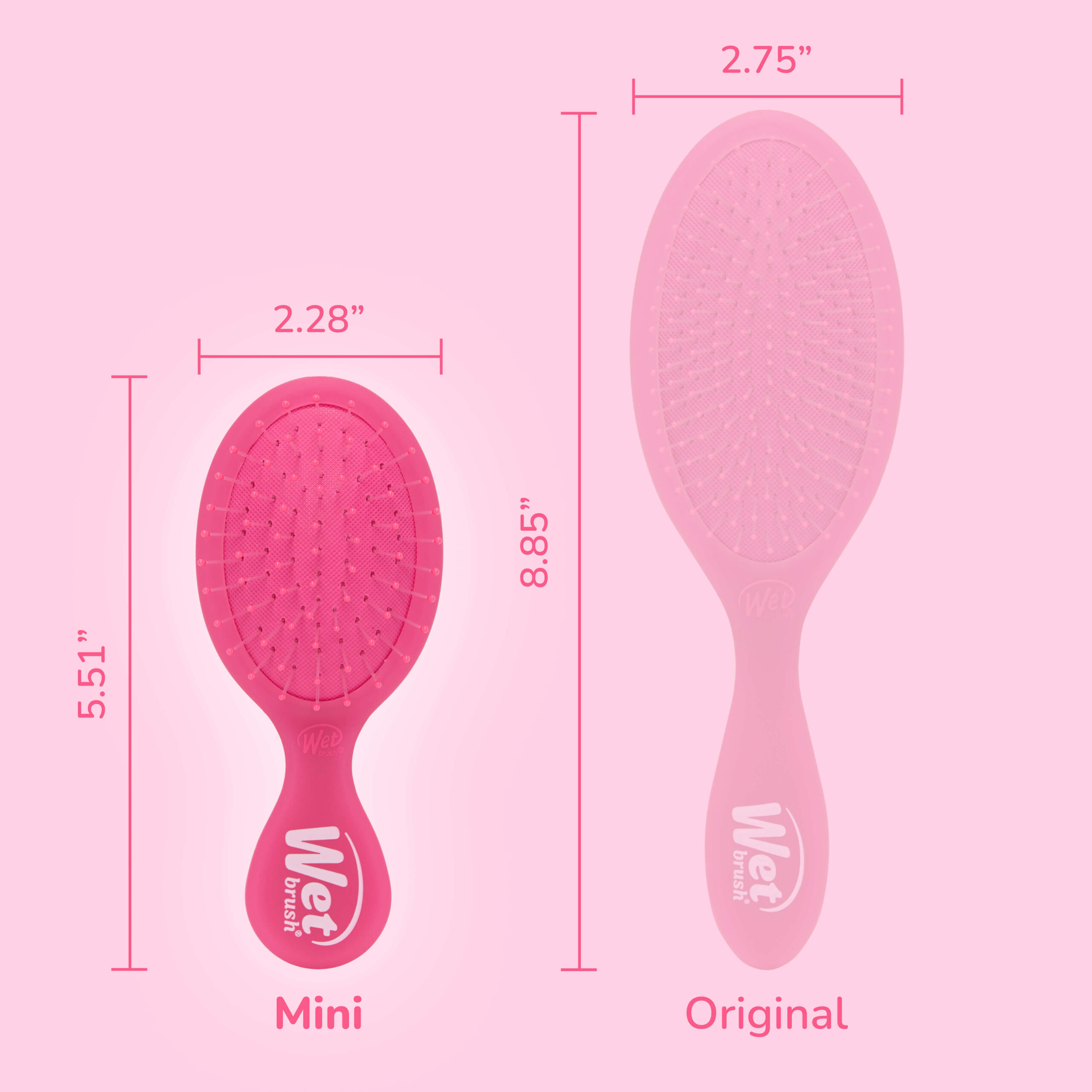 Mini Detangler - Frost Pink - Image 11