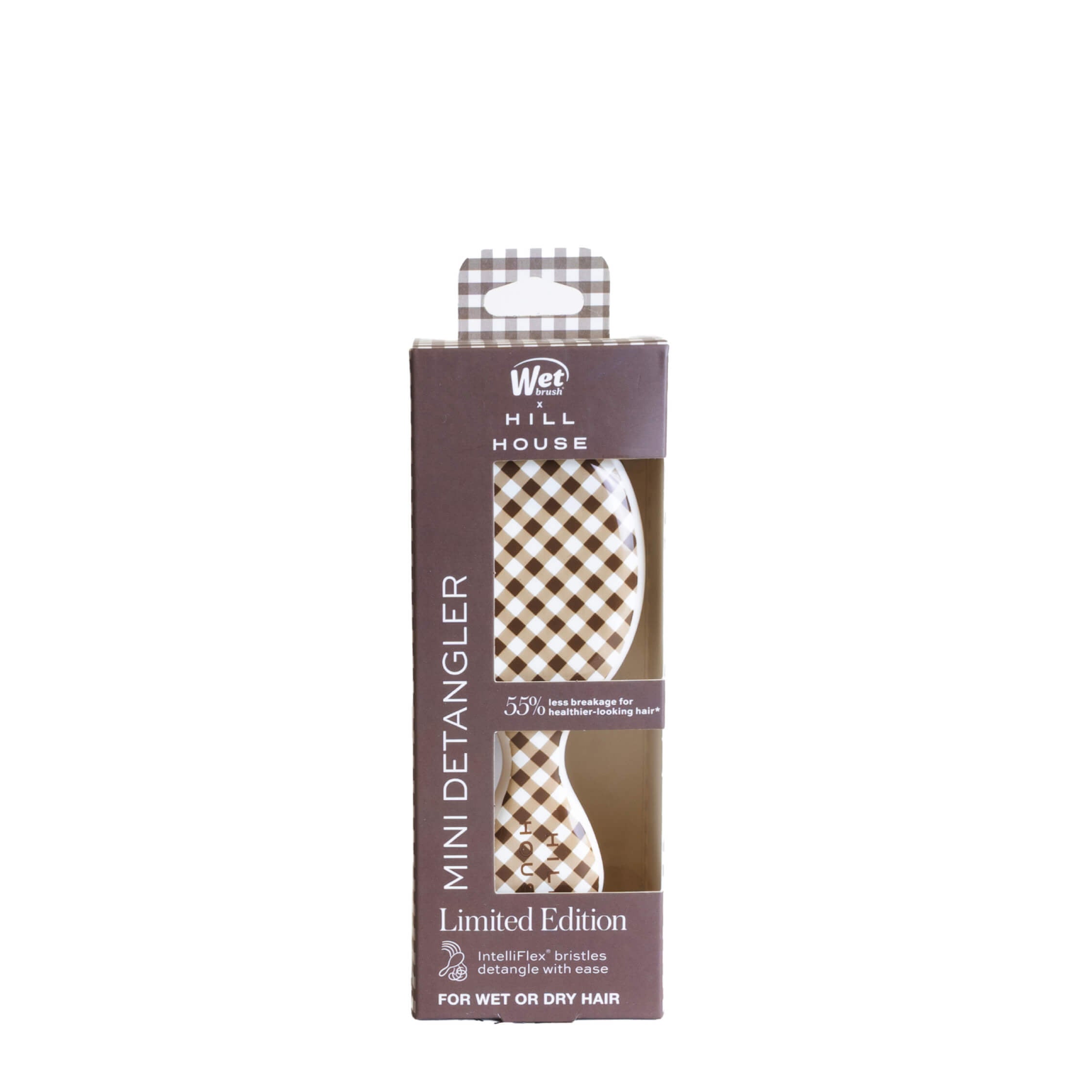 Wet Brush x Hill House Mini Detangler - Brown Gingham - Image 8