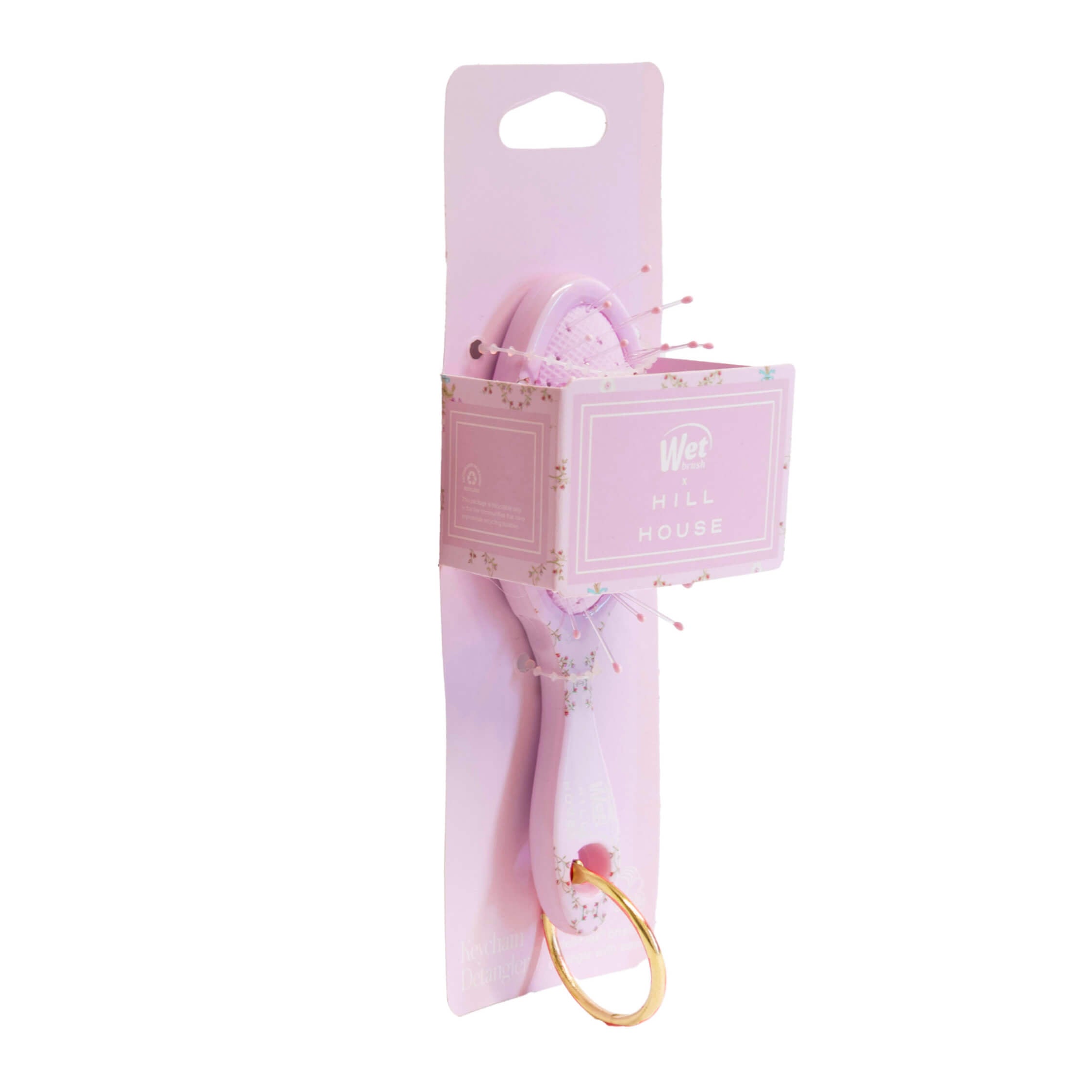 Wet Brush x Hill House Keychain Detangler - Pink Trellis - Image 10