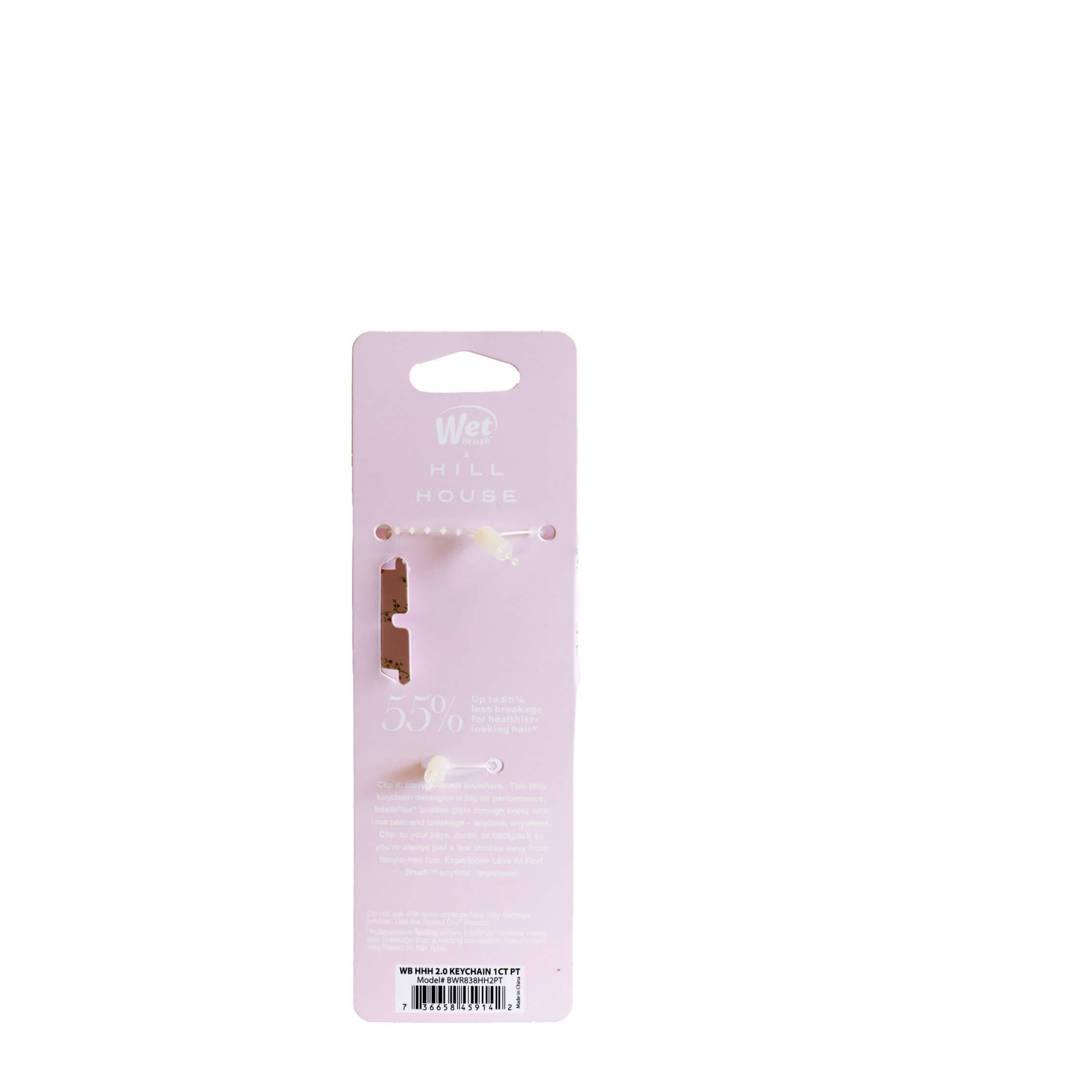Wet Brush x Hill House Keychain Detangler - Pink Trellis - Image 11