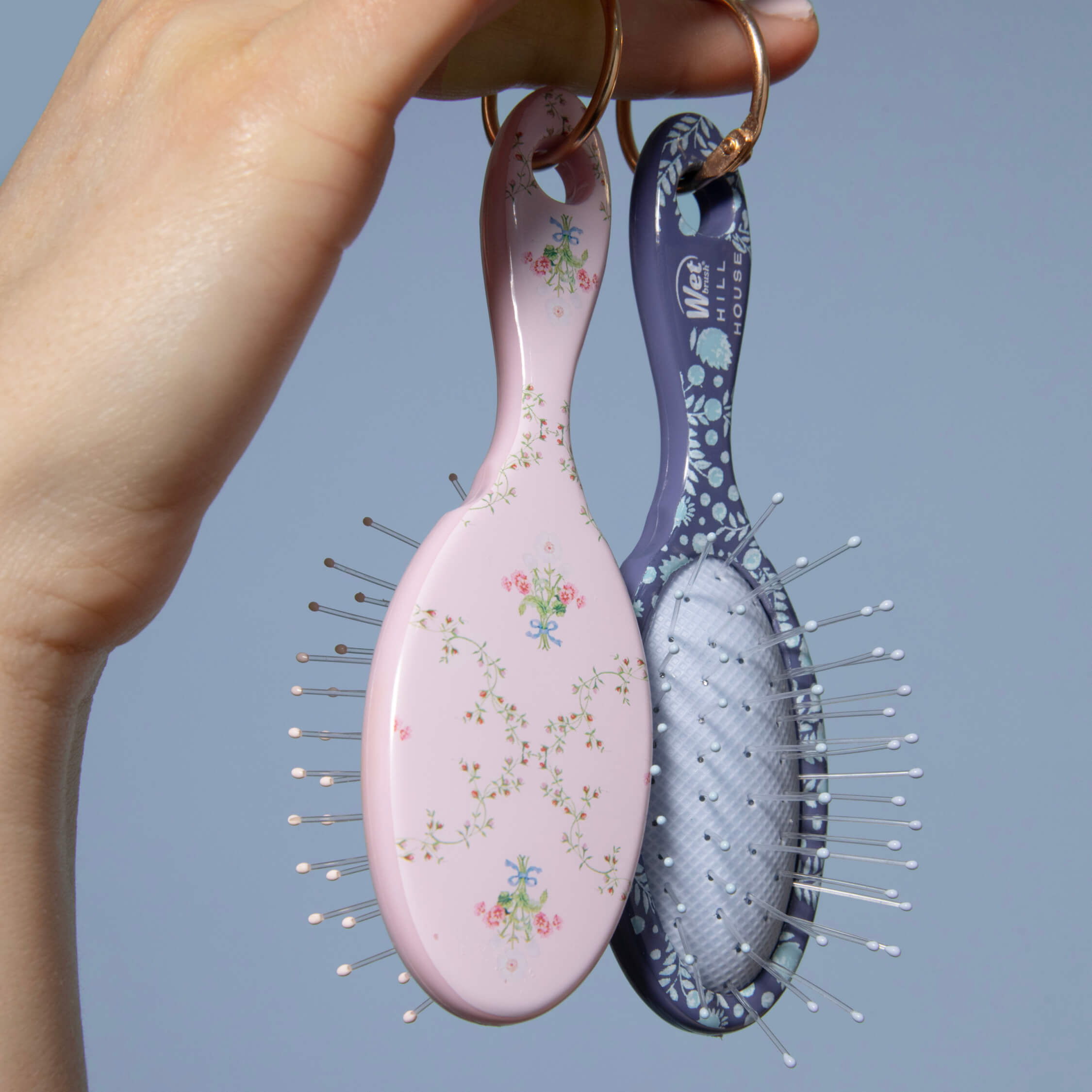Wet Brush x Hill House Keychain Detangler - Pink Trellis - Image 6