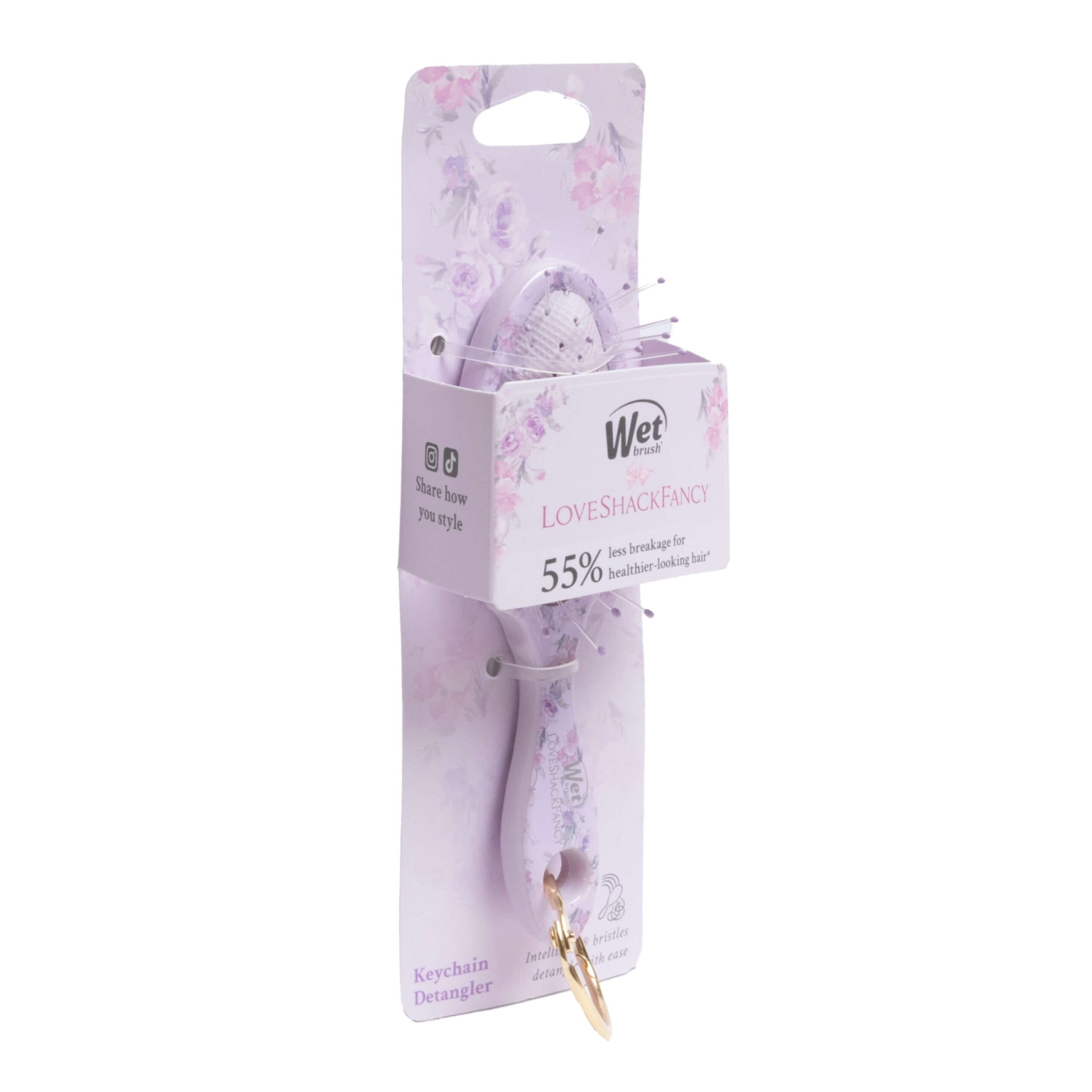Wet Brush x LoveShackFancy Keychain Detangler - Happy Thoughts - Image 8