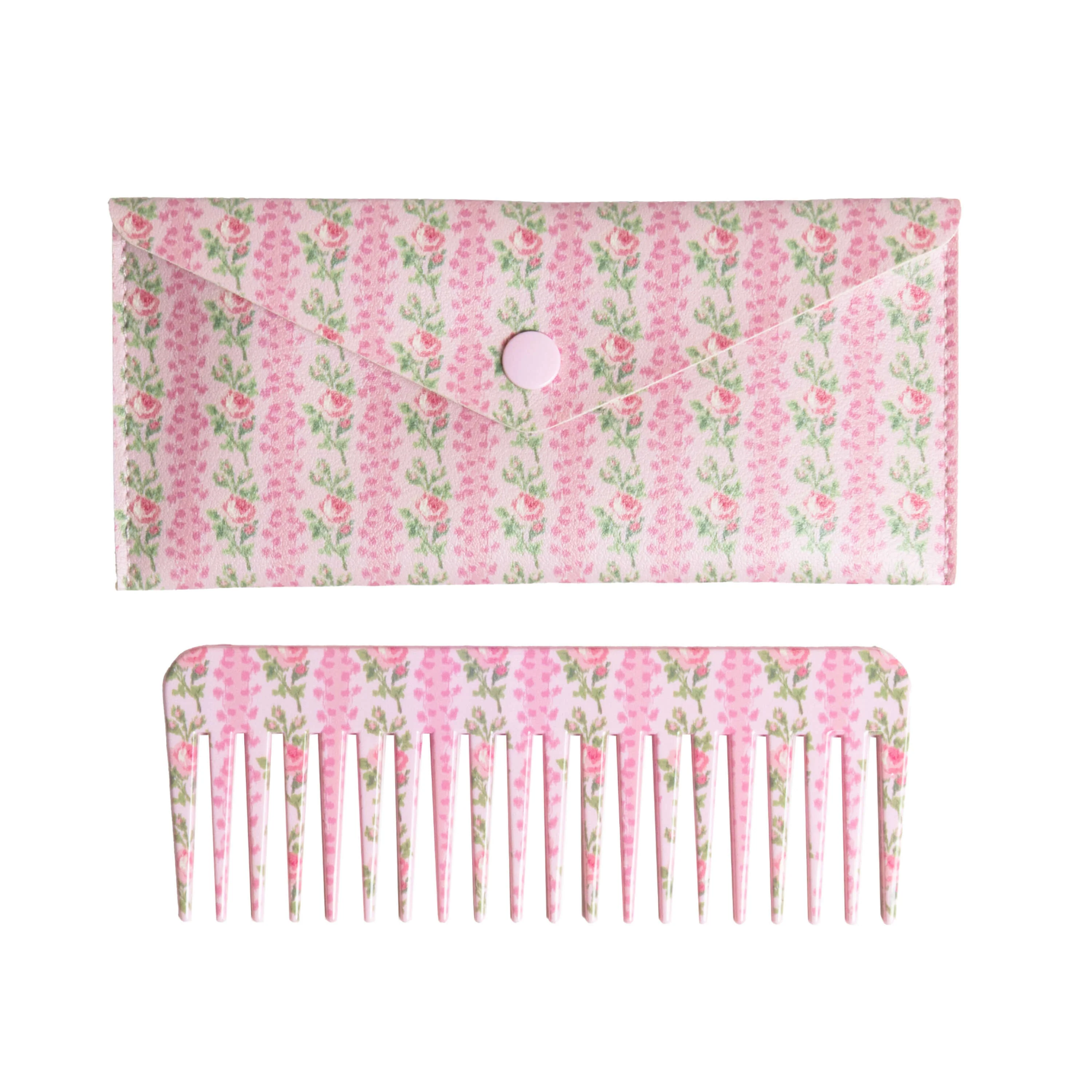 Wet Brush x LoveShackFancy Comb with Case - Blooming Heirloom