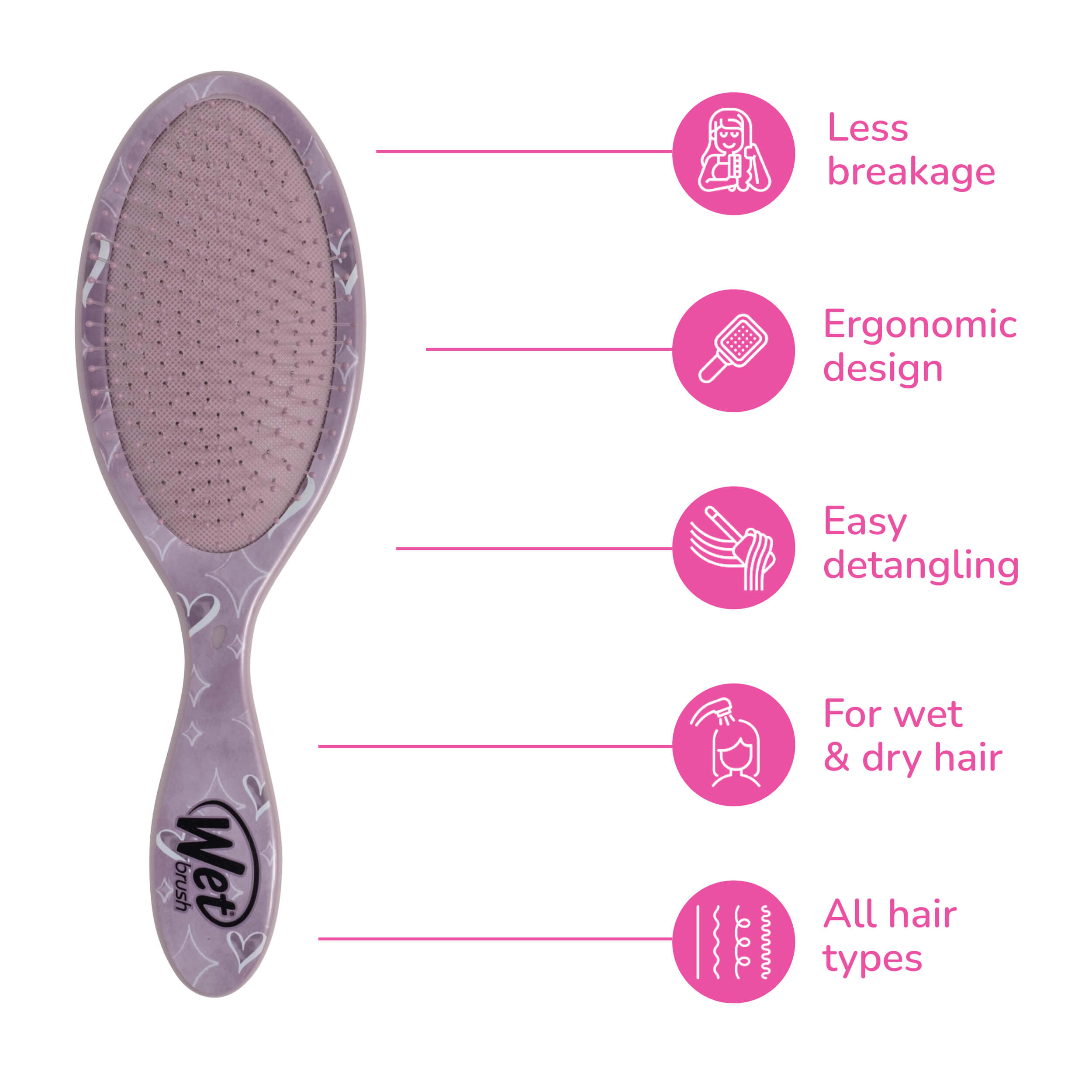 Wet Brush x Disney Love Original Detangler - Stitch and Angel - Image 5
