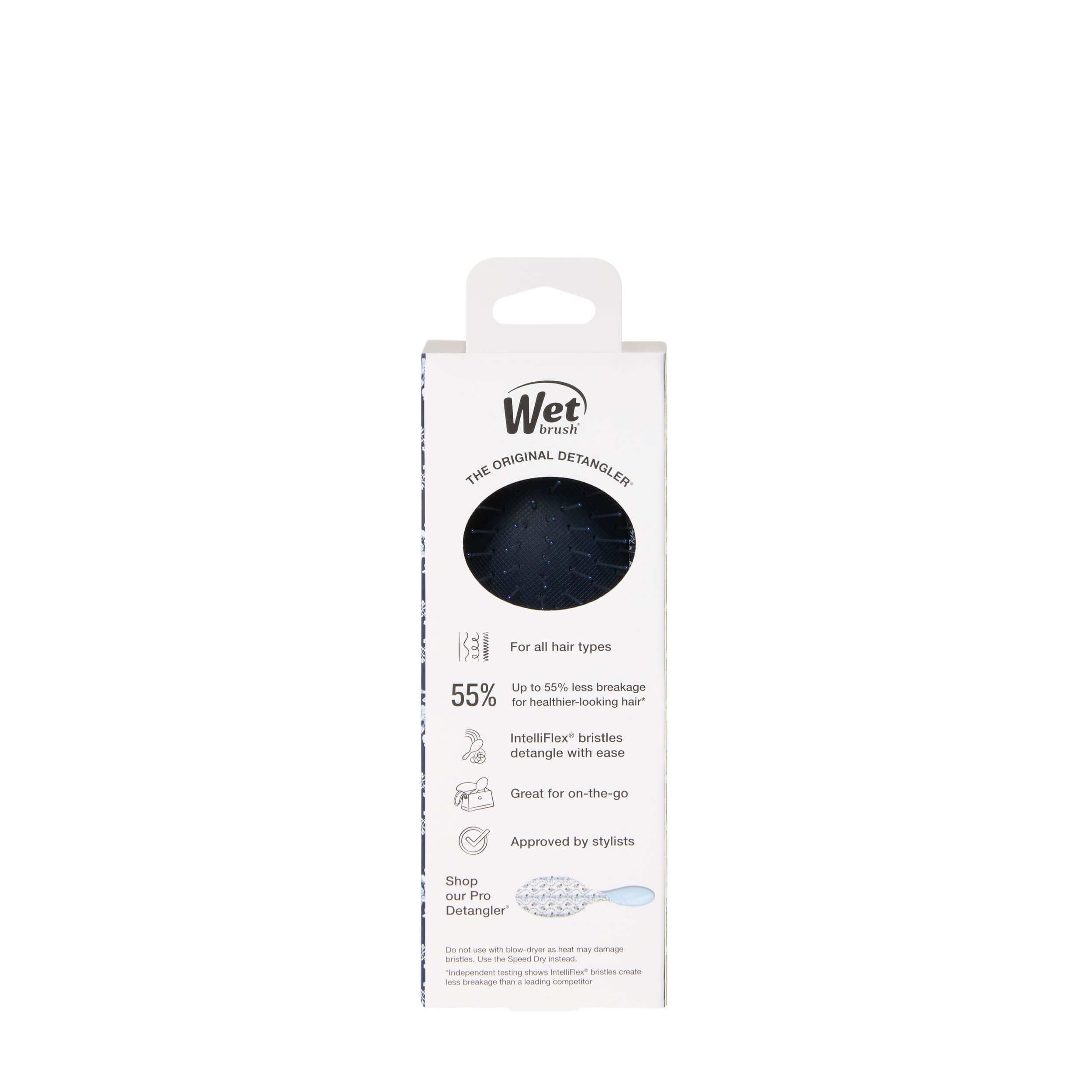 Wet Brush × Hill House Mini Detangler - Navy Trellis - Image 11