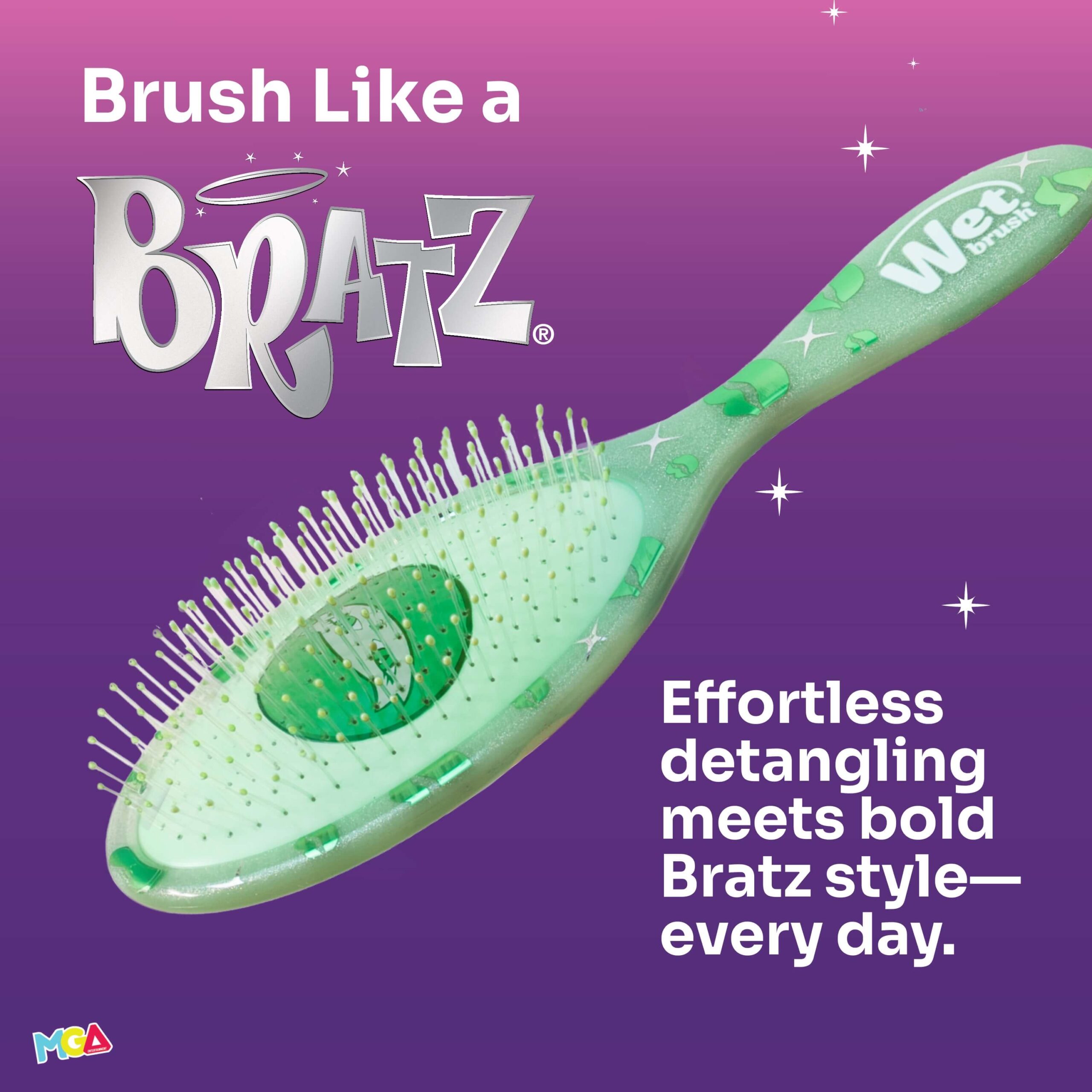 Wet Brush x Bratz Original Detangler & Elastics Kit - Jade - Image 9