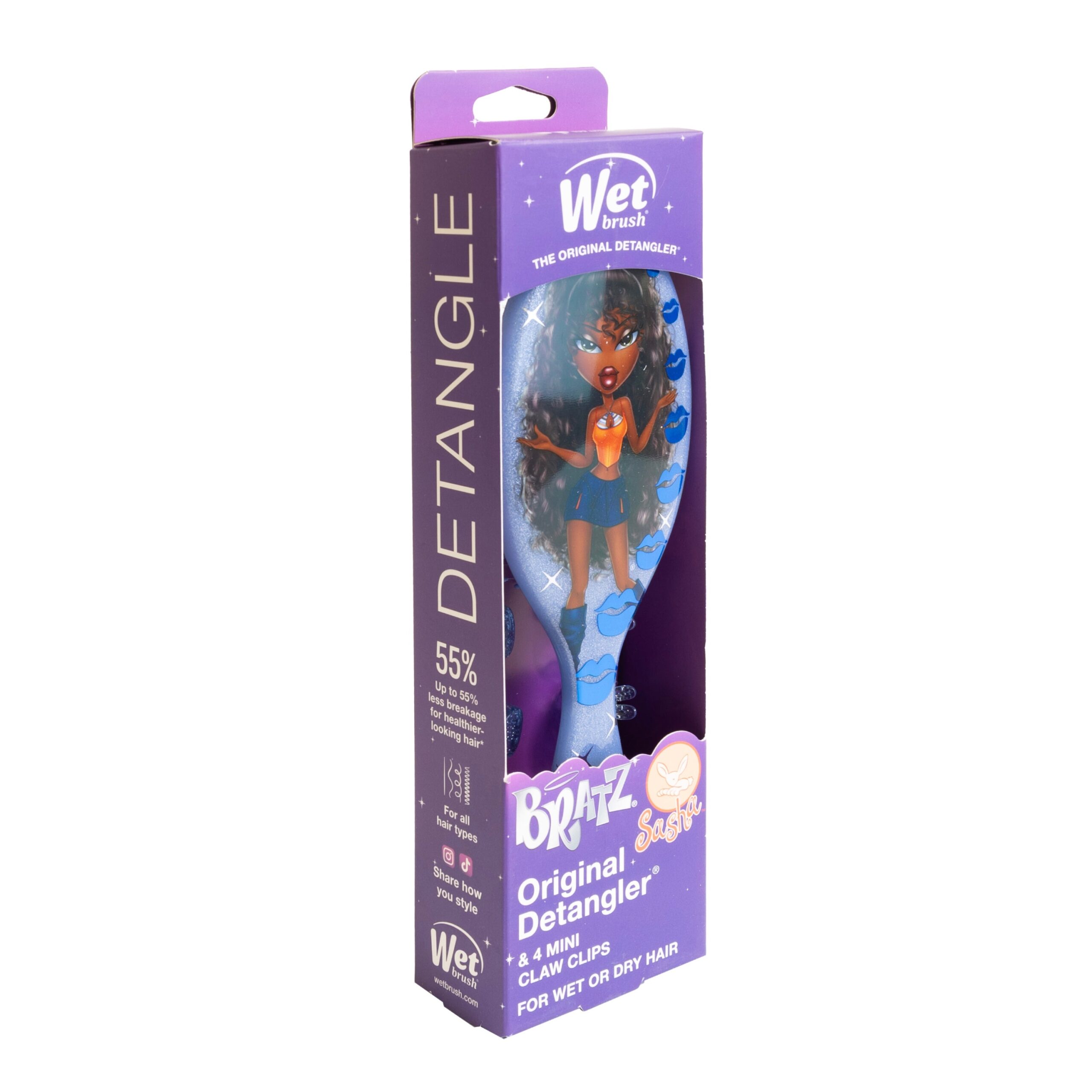 Wet Brush x Bratz Original Detangler & Claw Clips Kit - Sasha - Image 12